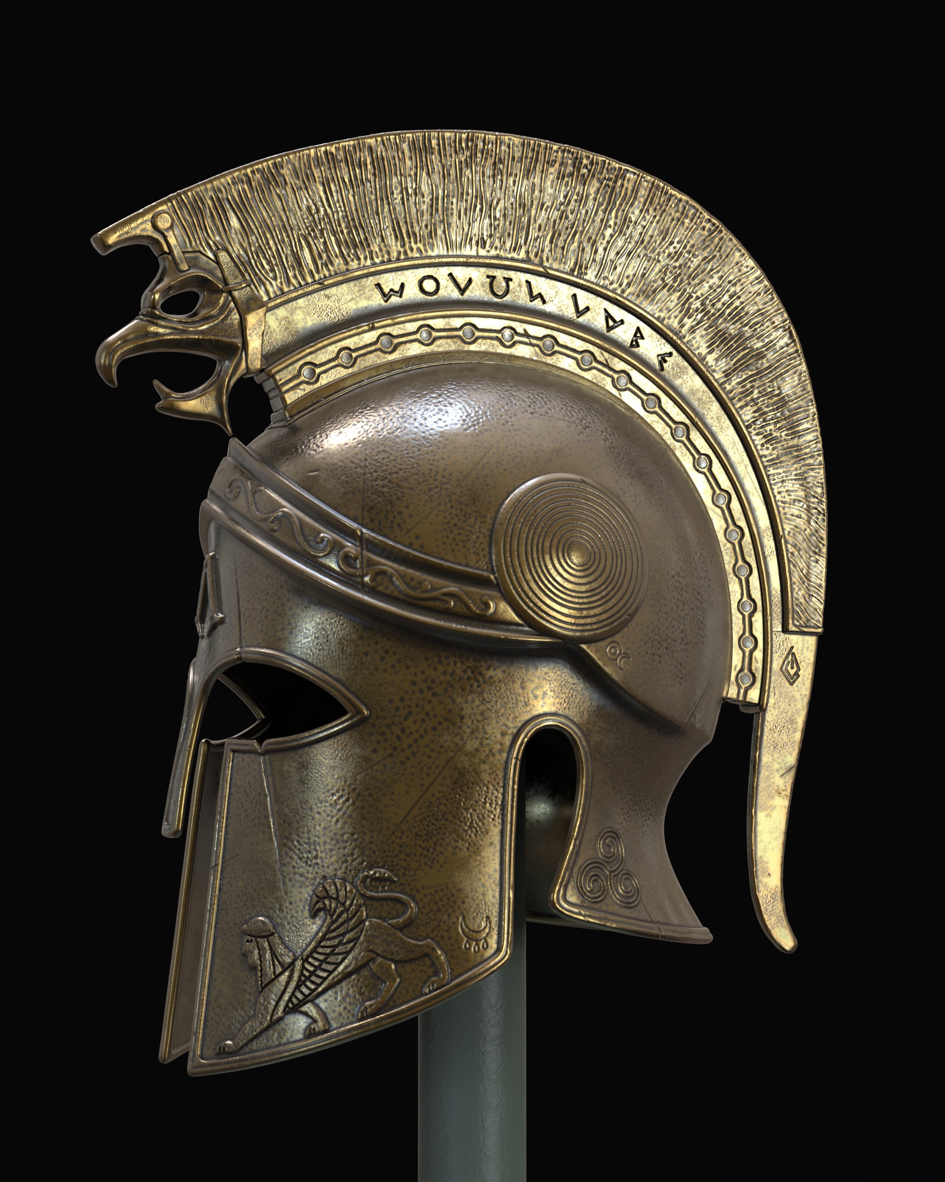 Helm of the Fearless 3D model_3