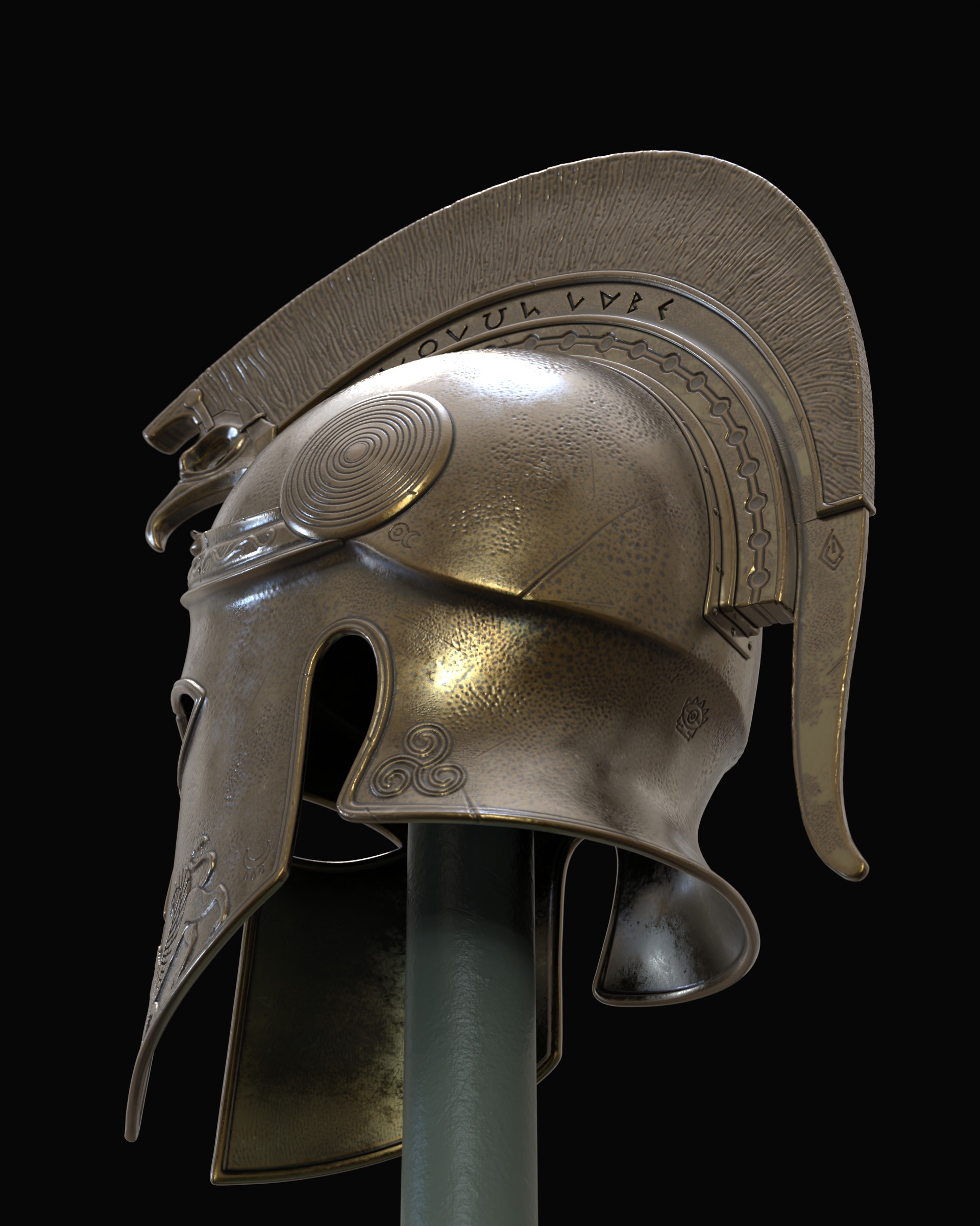 Helm of the Fearless 3D model_4