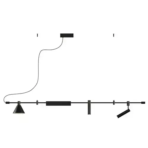 Horizontal Linear LED Pendant Lamp
