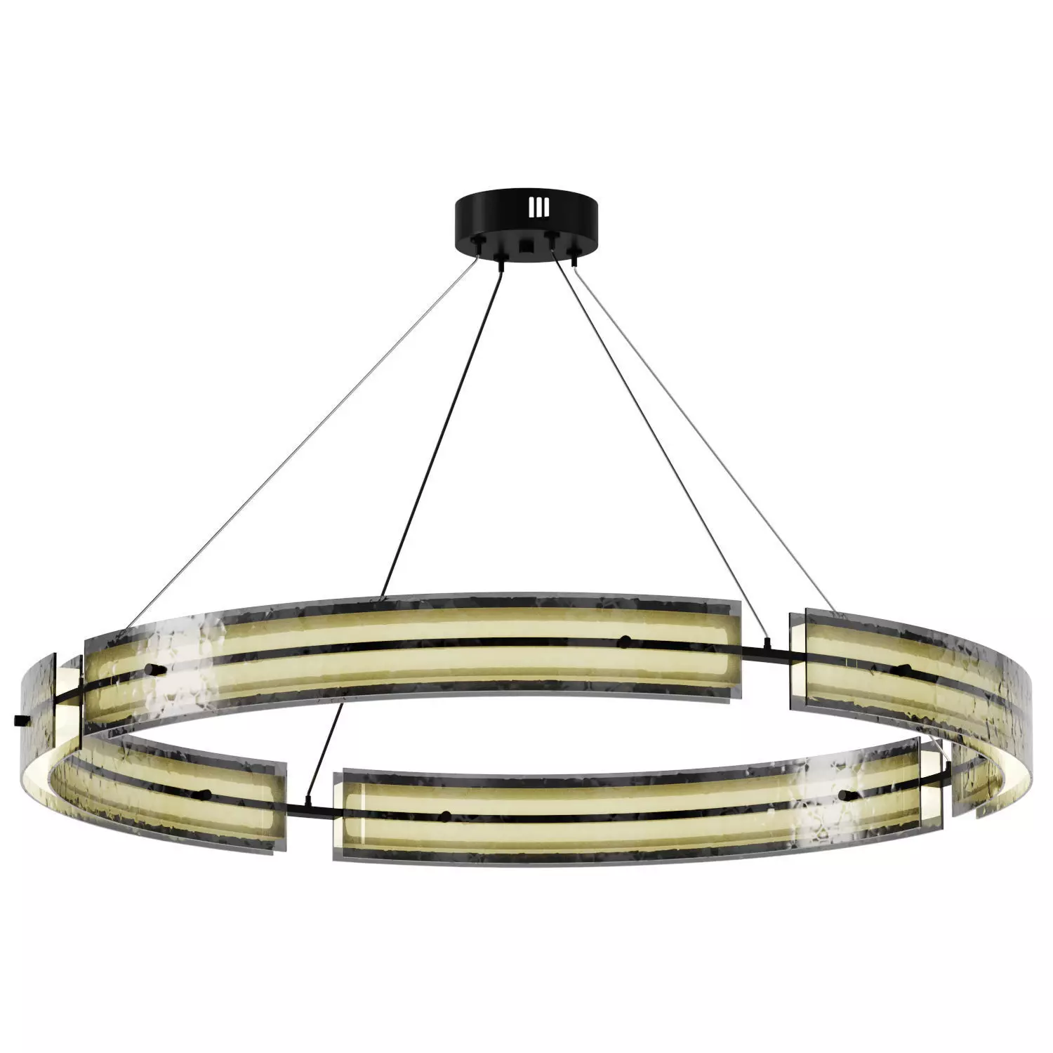 Hudson Chandelier Low-poly 3D model_0