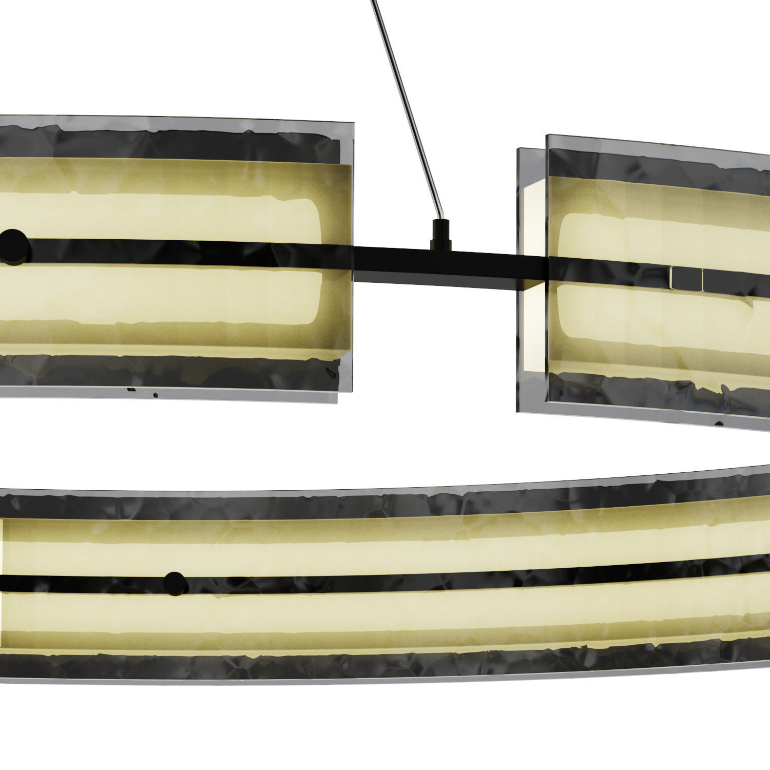 Hudson Chandelier Low-poly 3D model_1