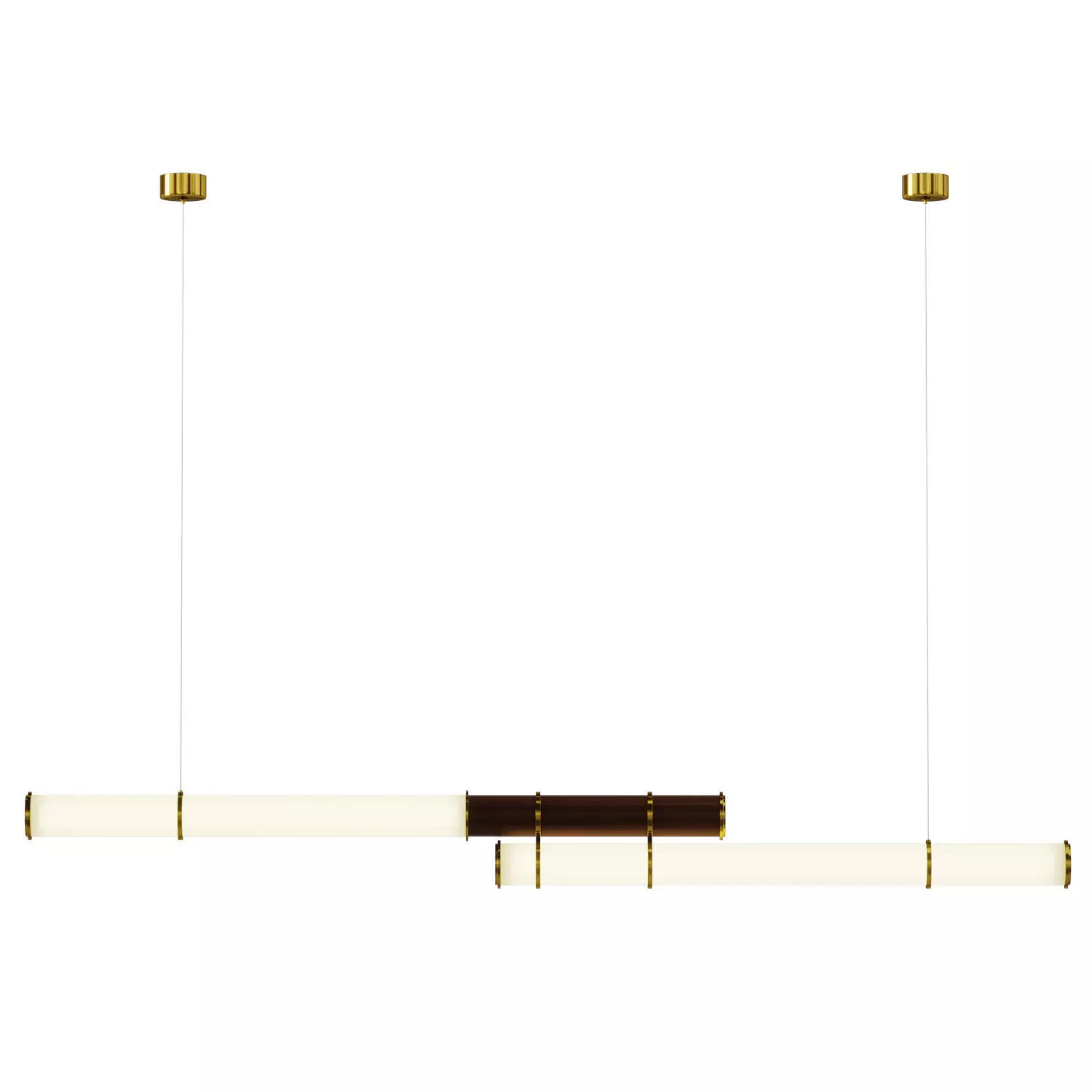 Mini Endless Double Chandelier Low-poly 3D model