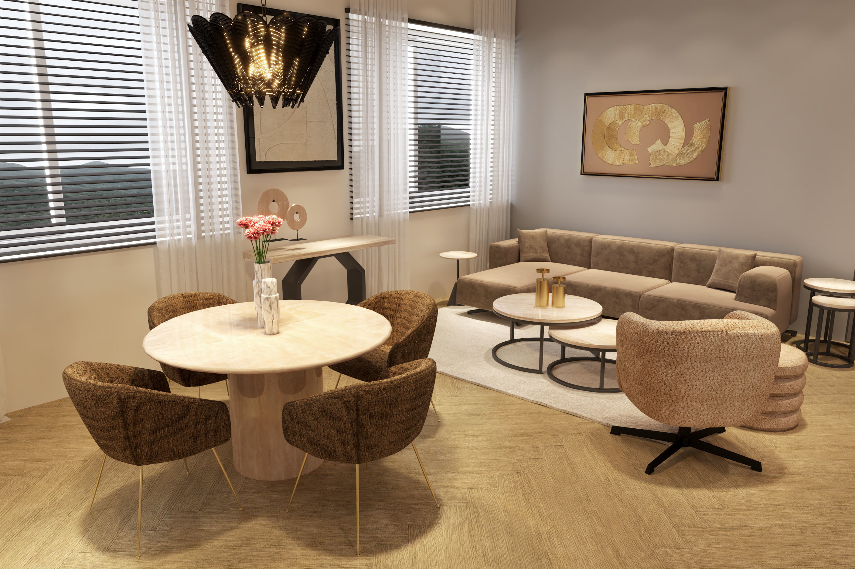 interior showroom 3D model_3