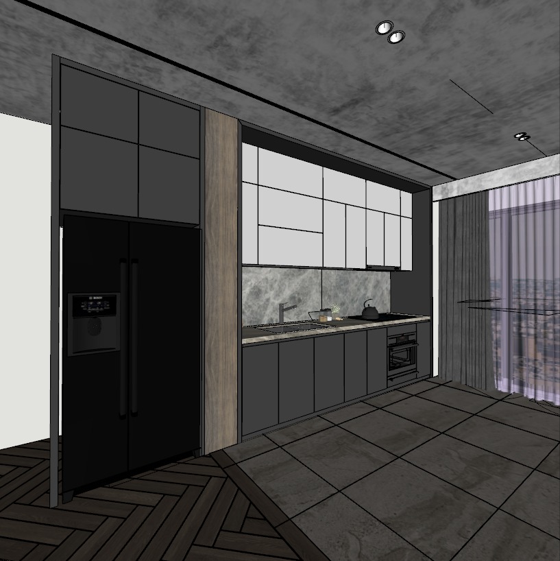 Modern living room  3D model_9