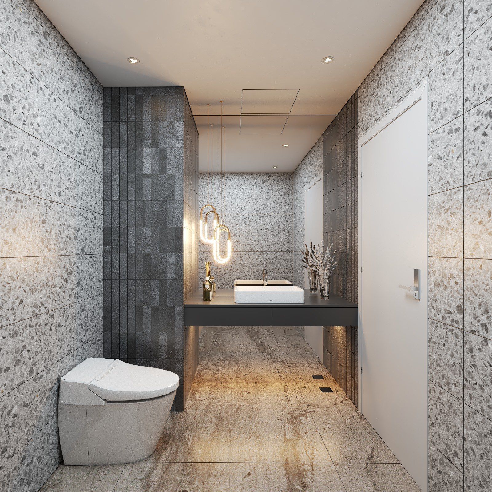 Modern living room  3D model_3