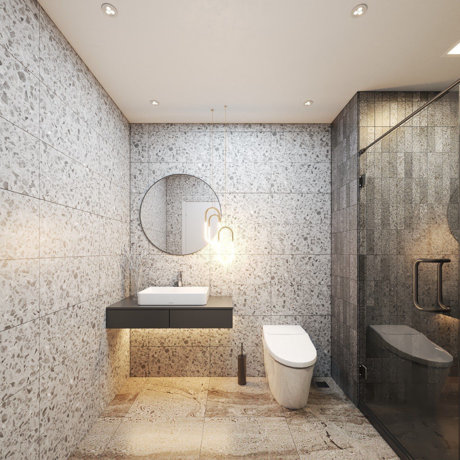 Modern living room  3D model_4