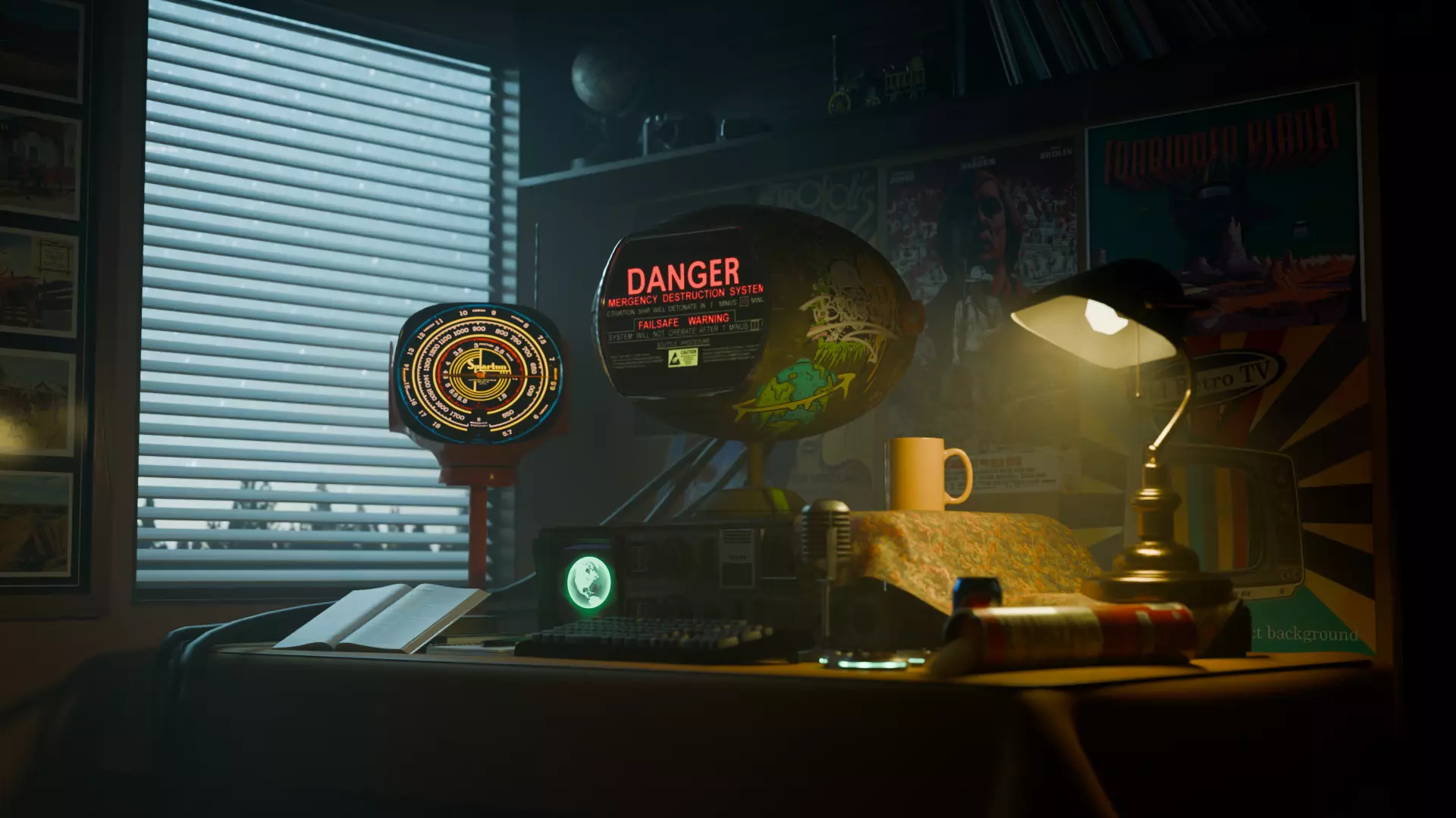 Vinatge room 3D model