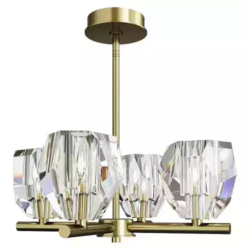 Gatsby 4 Light Semi Flush Pendant