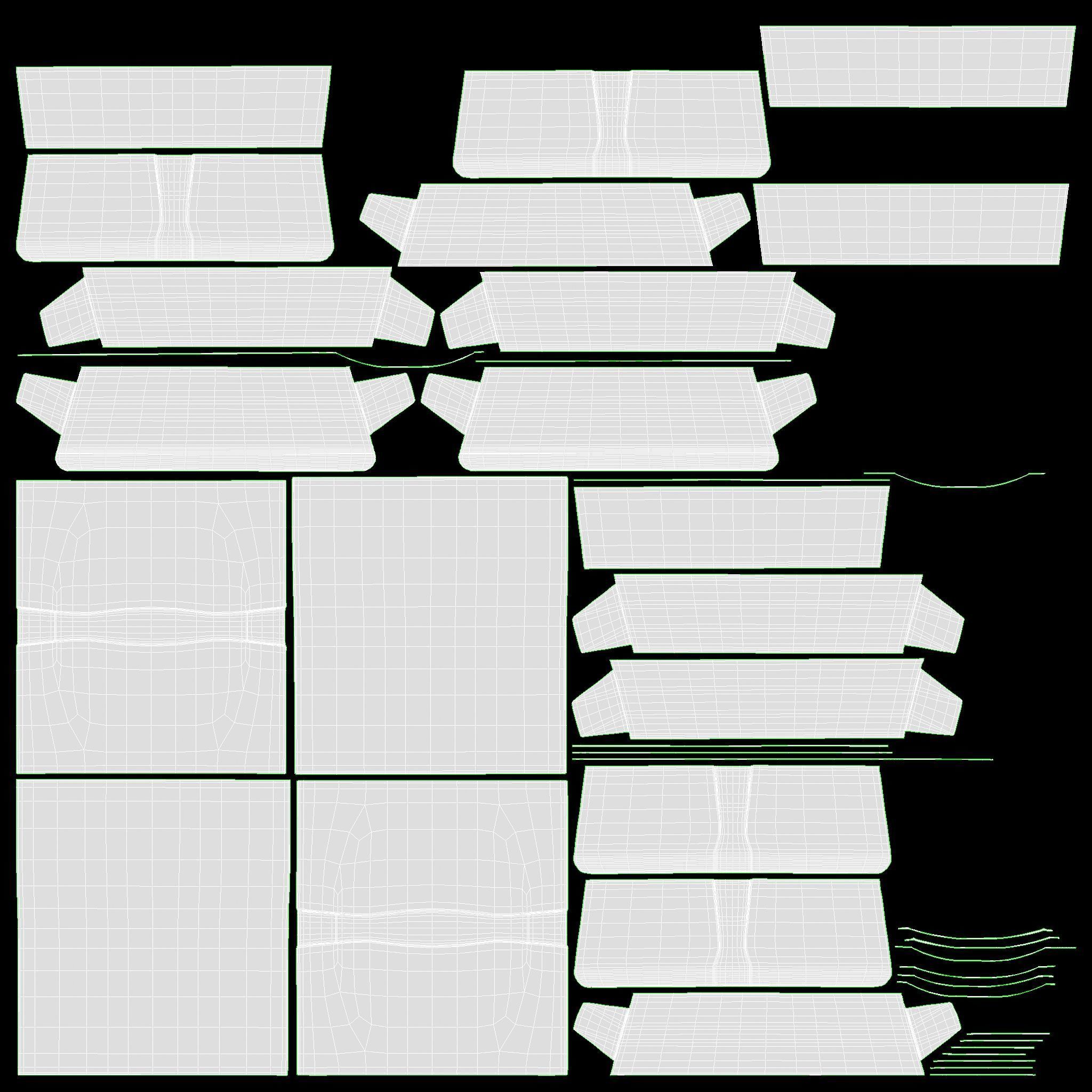 Donuts in cardboard boxes 3D model_12