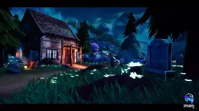 Modular Stylized Village