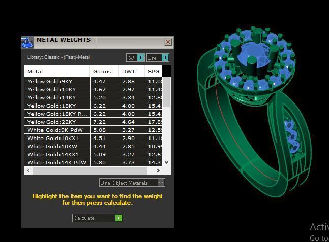 daimond ring 3D print model_17
