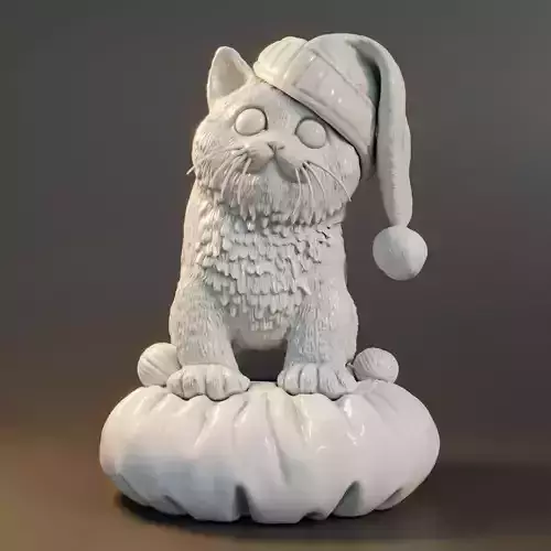 cute cat Statue