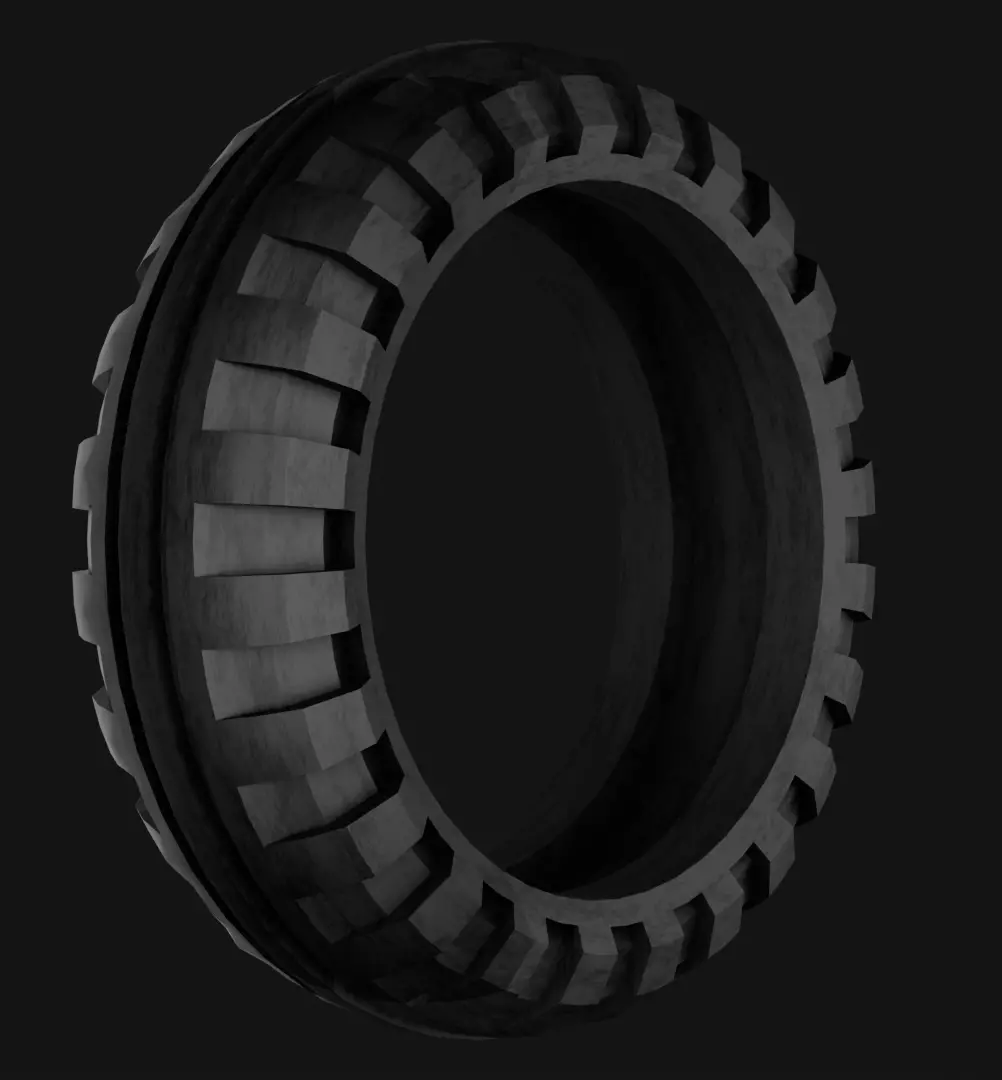 Realistic Car Tire 3D model