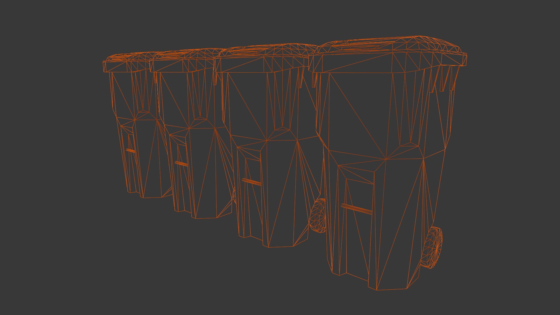 Dust Bin 3D Model  Low-poly 3D model_13