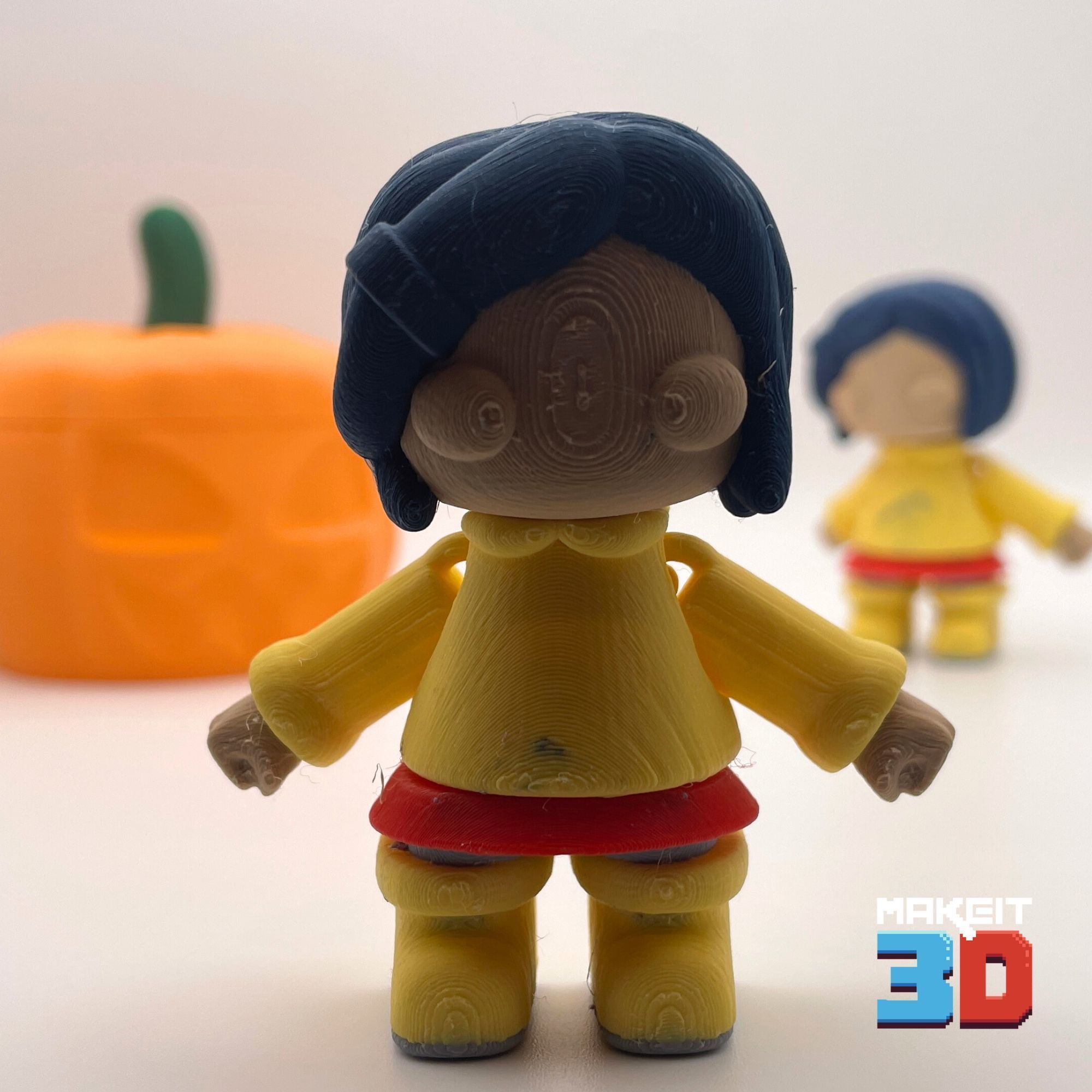3D Printable Coraline  3D print model_4