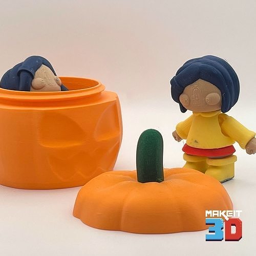 3D Printable Coraline  3D print model