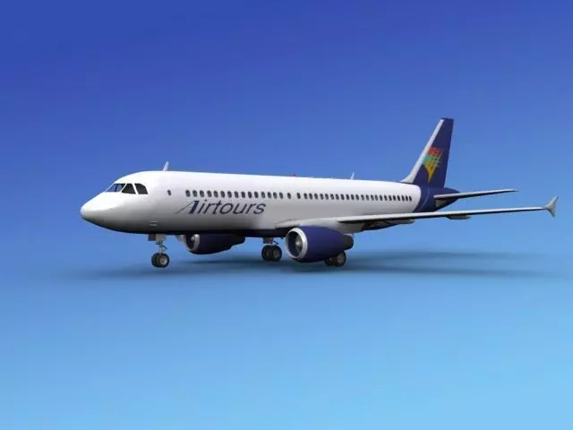 Airbus A320 Air Tours 3D model