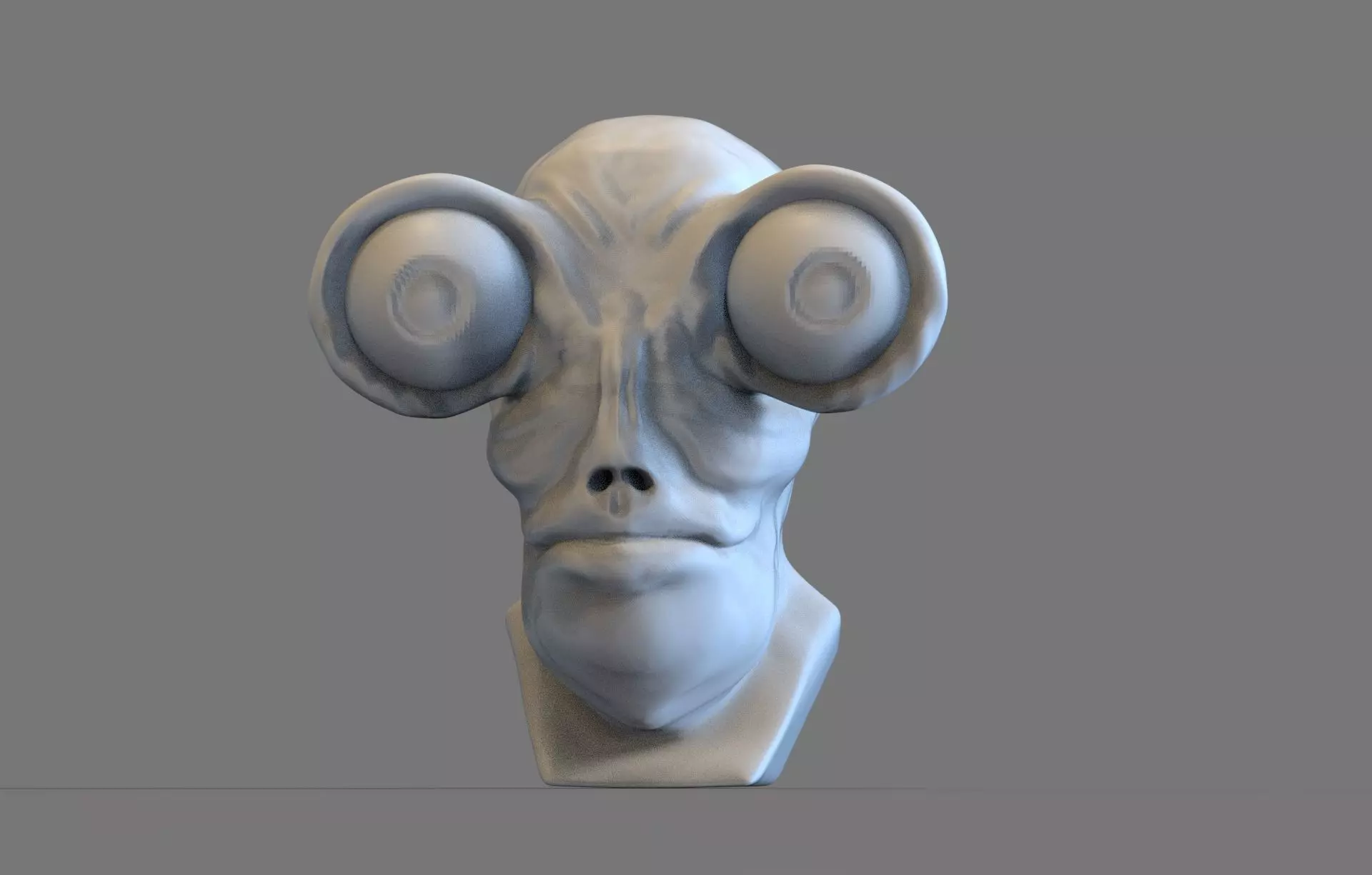 Alien TR Bust 3D print model