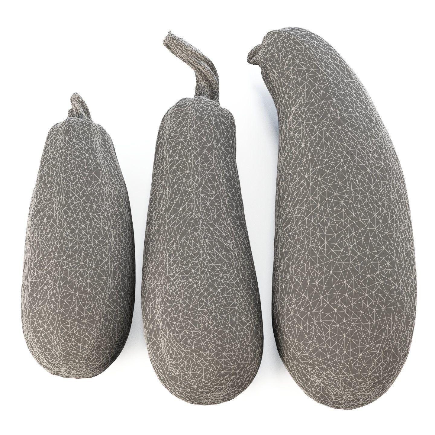 4k vegetable marrow 3D model_12