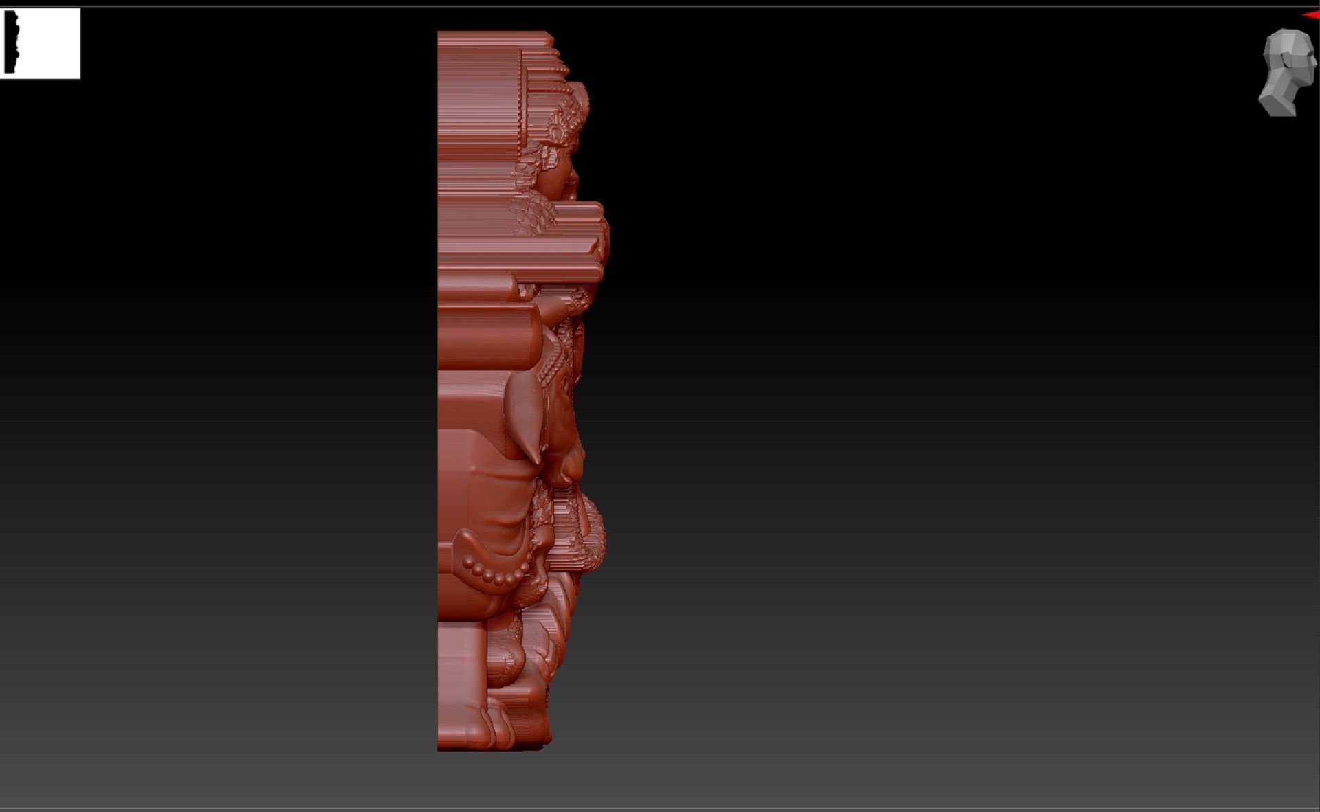 RATHA KIRSHNA WITH COW 3D print model_4