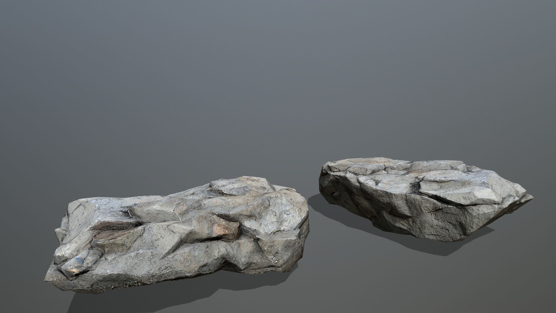 River Stones Low-poly 3D model_18