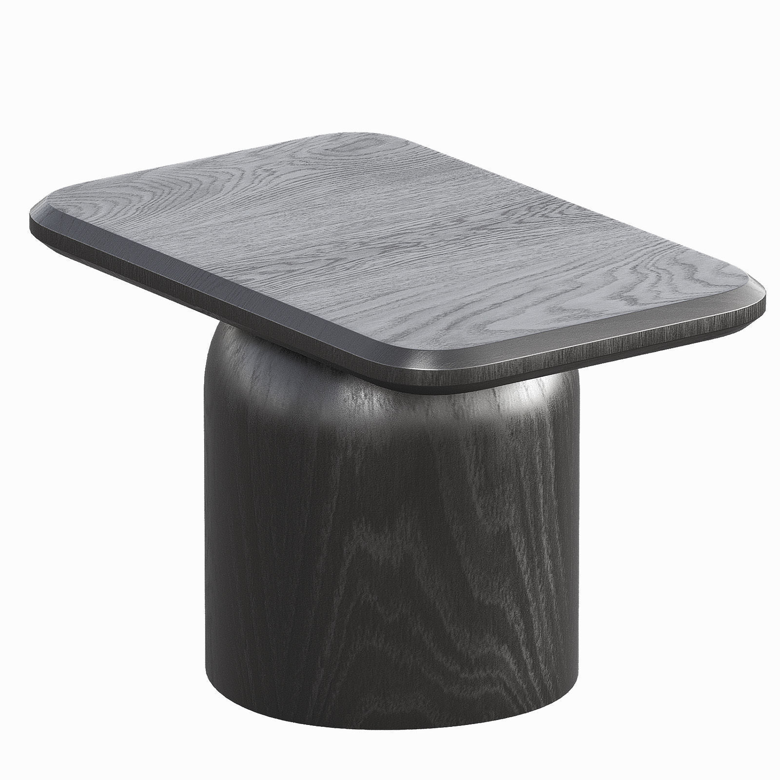 Black side table Cupola by Labrica 3D model_4