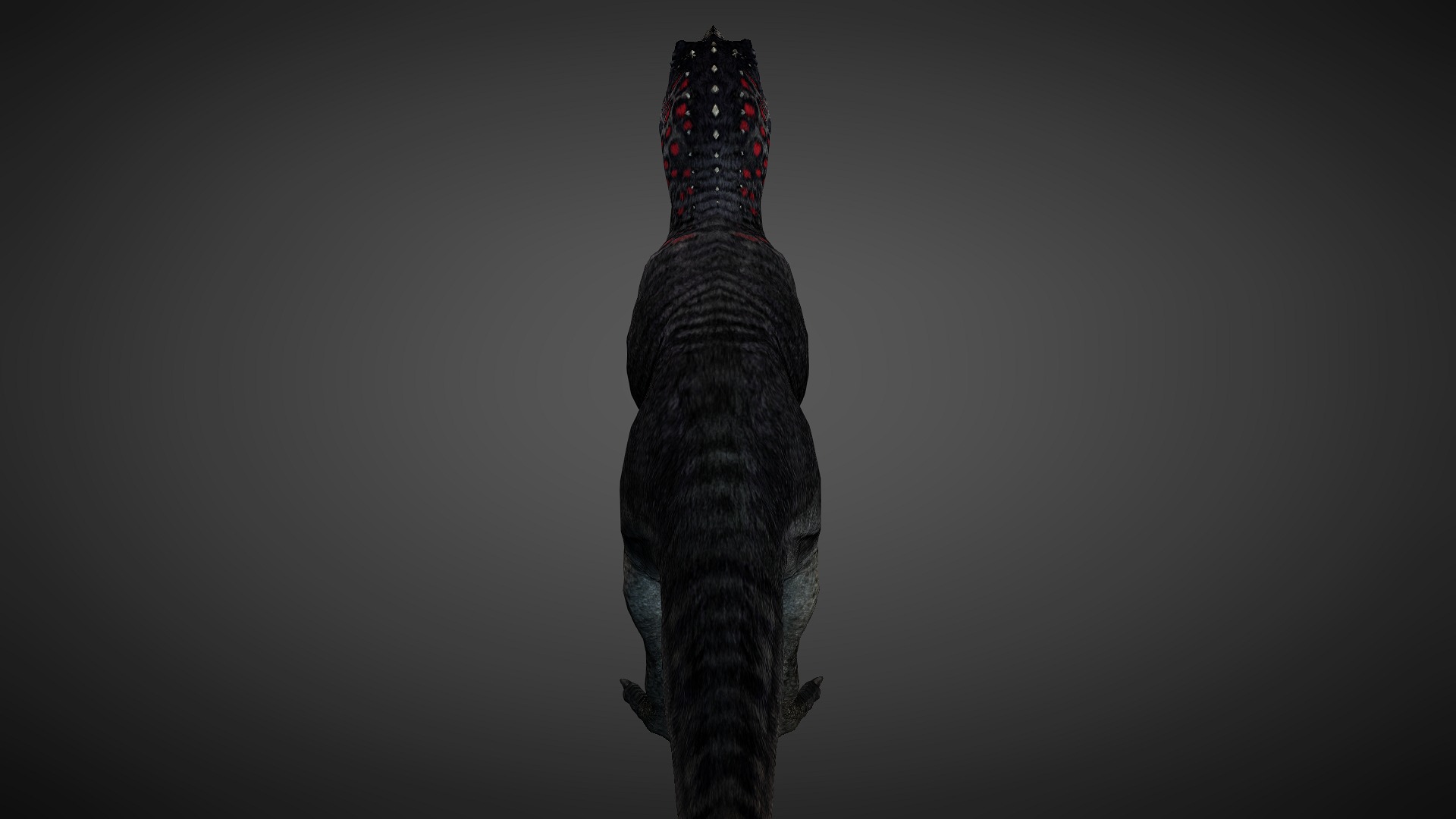 T rex animated 3d model Low-poly 3D model_9