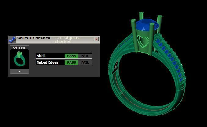 Beautiful wedding ring 3D print model_17