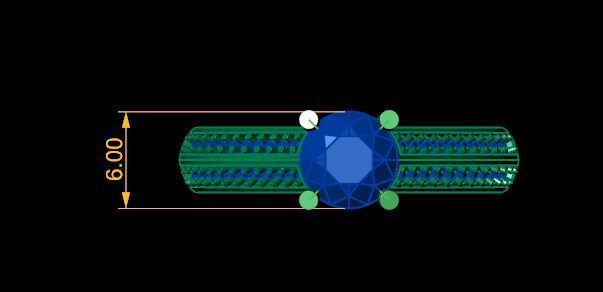 Beautiful wedding ring 3D print model_10