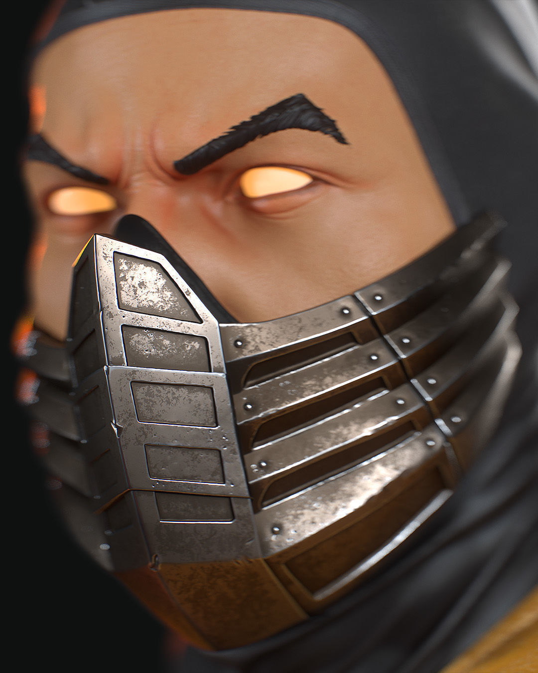 MORTAL KOMBAT BUST 3D print model_2