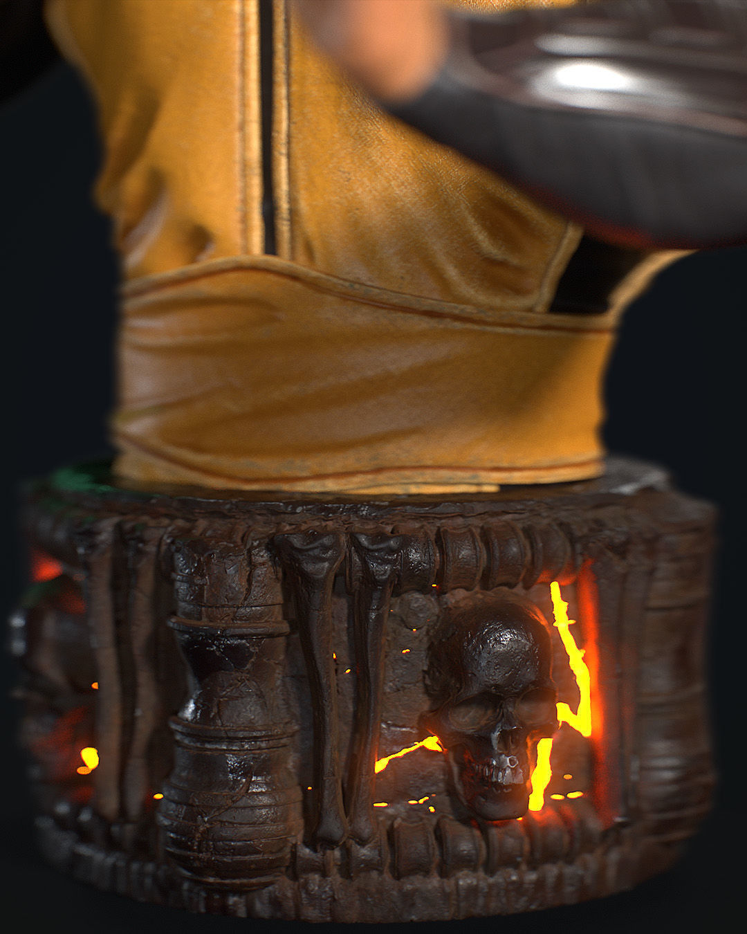 MORTAL KOMBAT BUST 3D print model_3