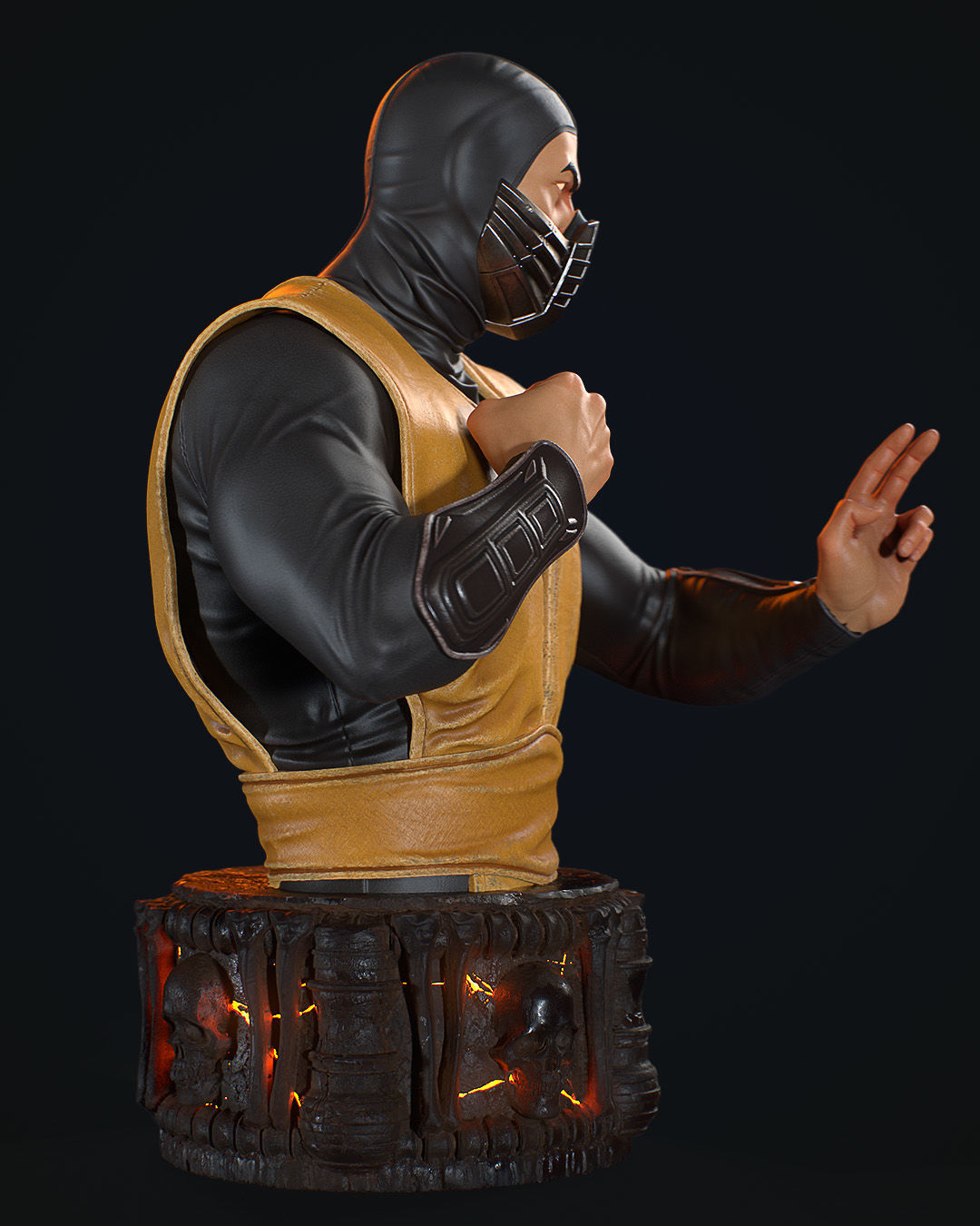 MORTAL KOMBAT BUST 3D print model_7