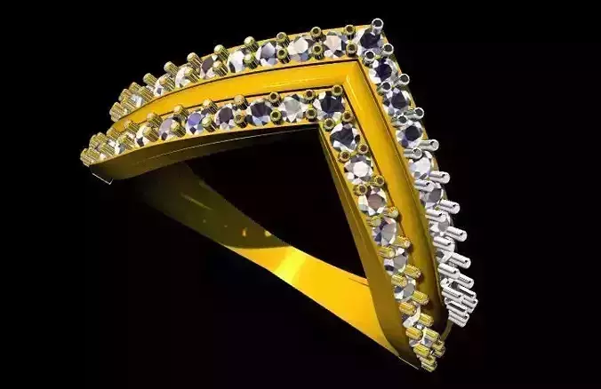 Chevron Ring vanki 3dm file