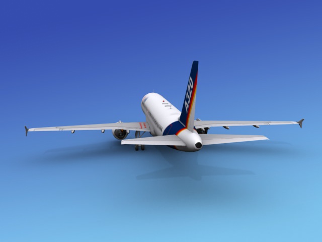 Airbus A320 1 3D model_4