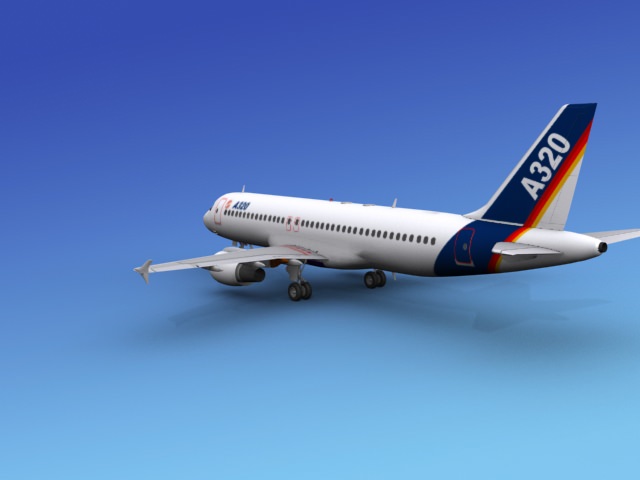 Airbus A320 1 3D model_3