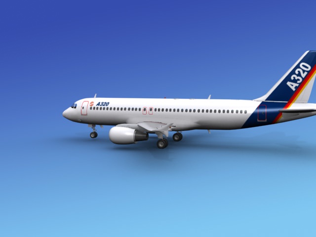 Airbus A320 1 3D model_2