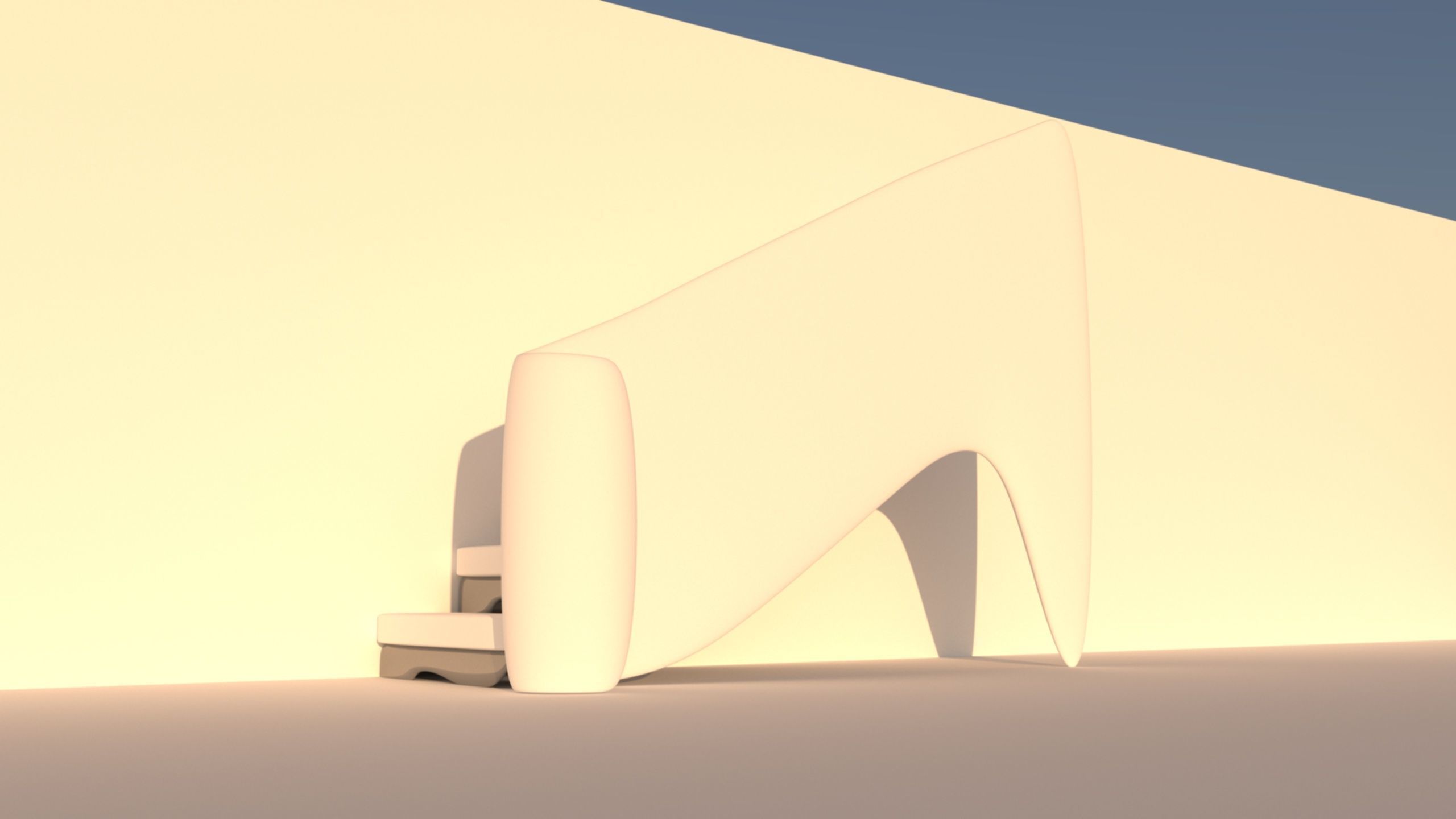 Organic stairs 3D model_9