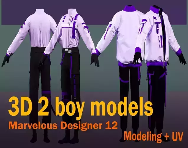 Boy model 3D model
