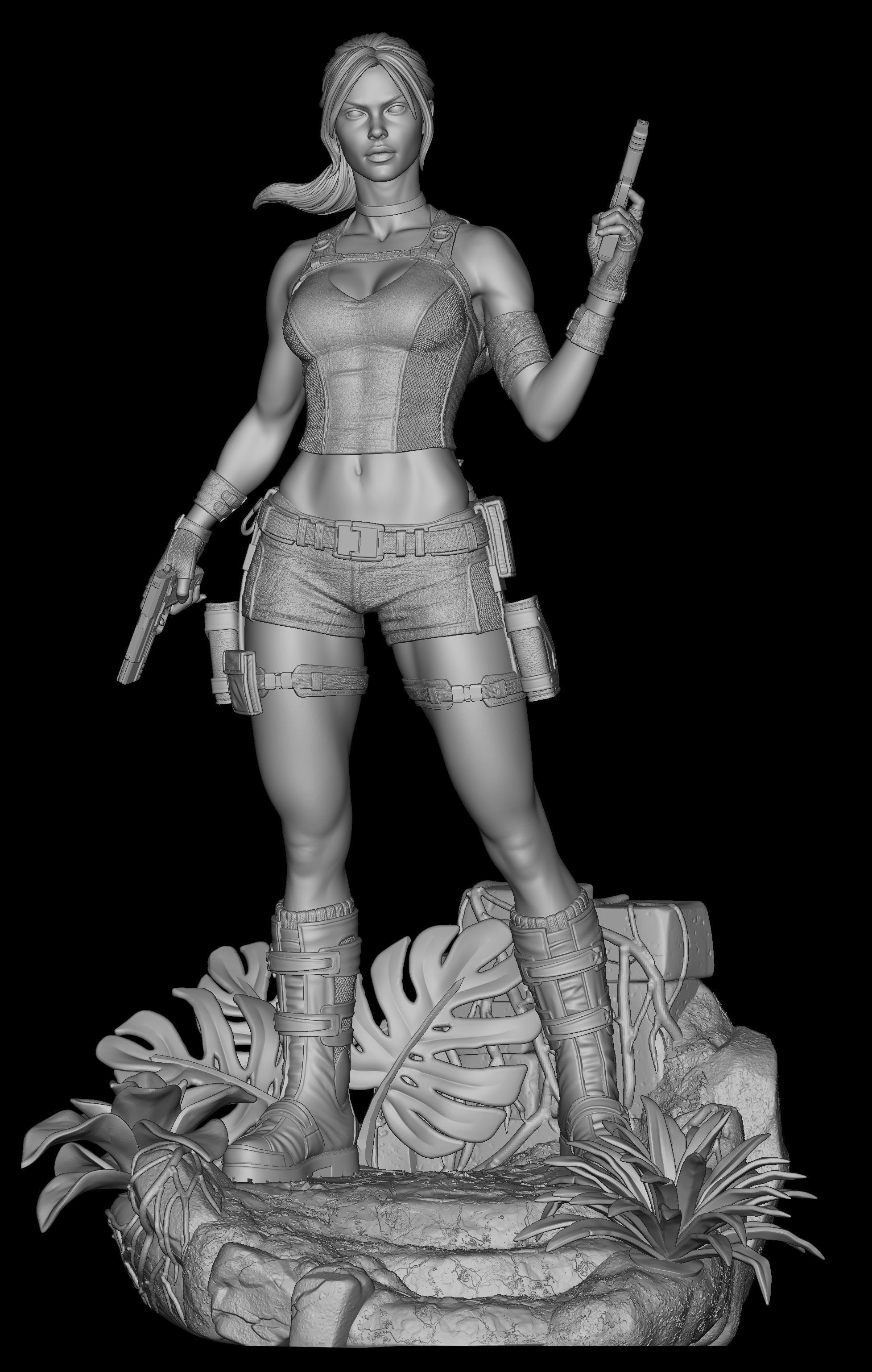 Lara Croft 3D printing model 3D print model_2