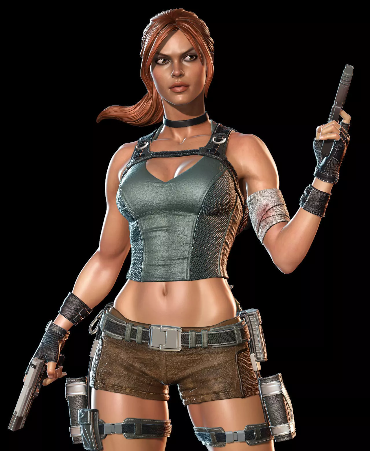 Lara Croft 3D printing model 3D print model_0