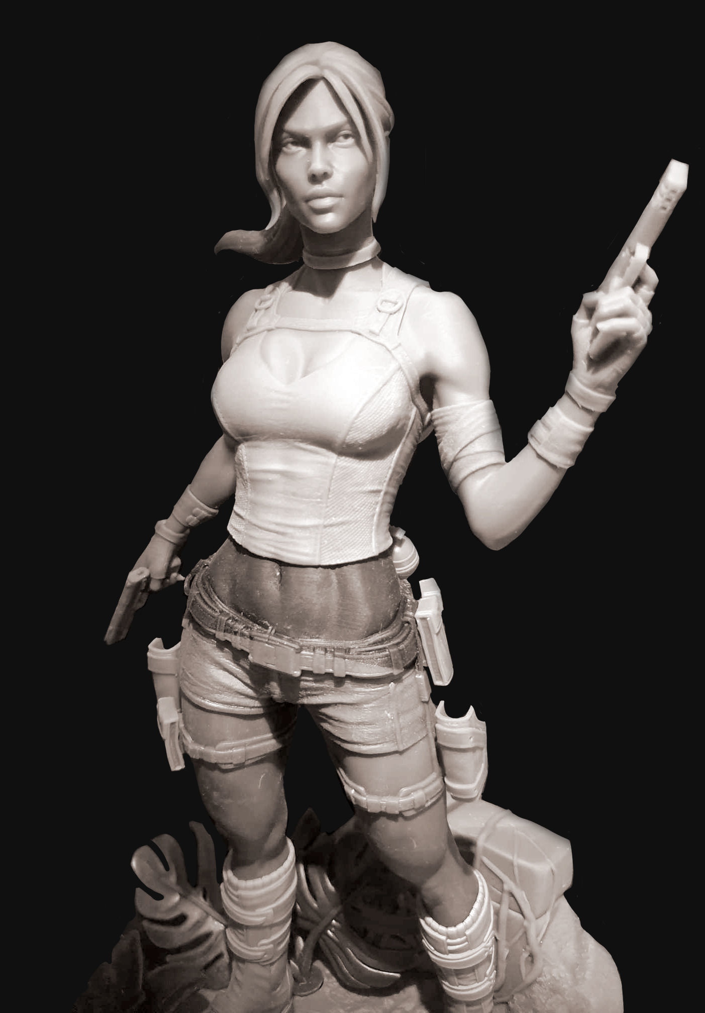Lara Croft 3D printing model 3D print model_12