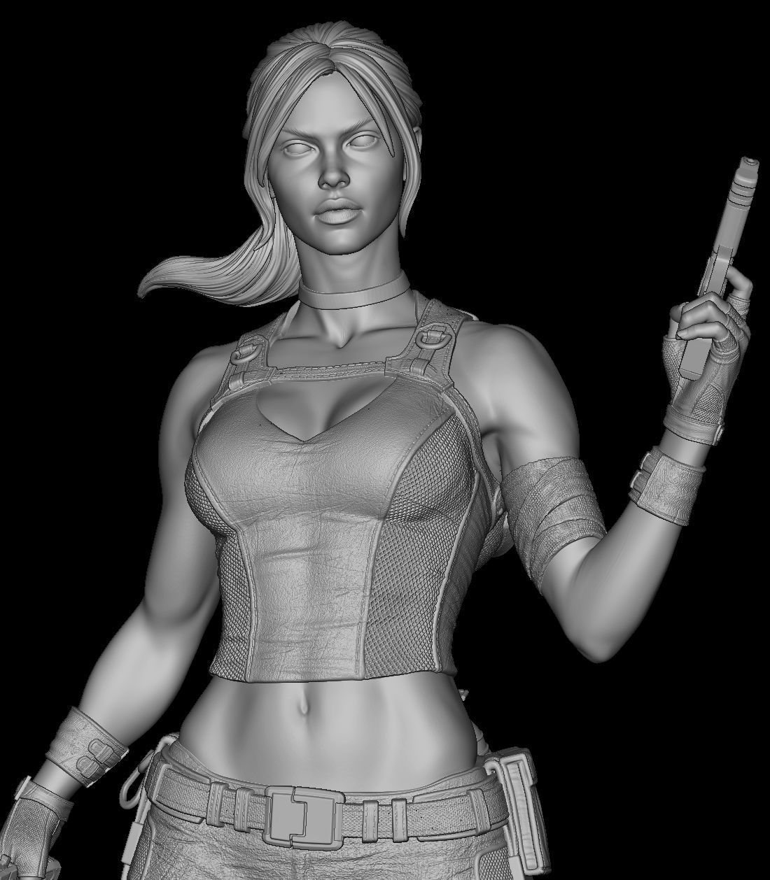 Lara Croft 3D printing model 3D print model_4