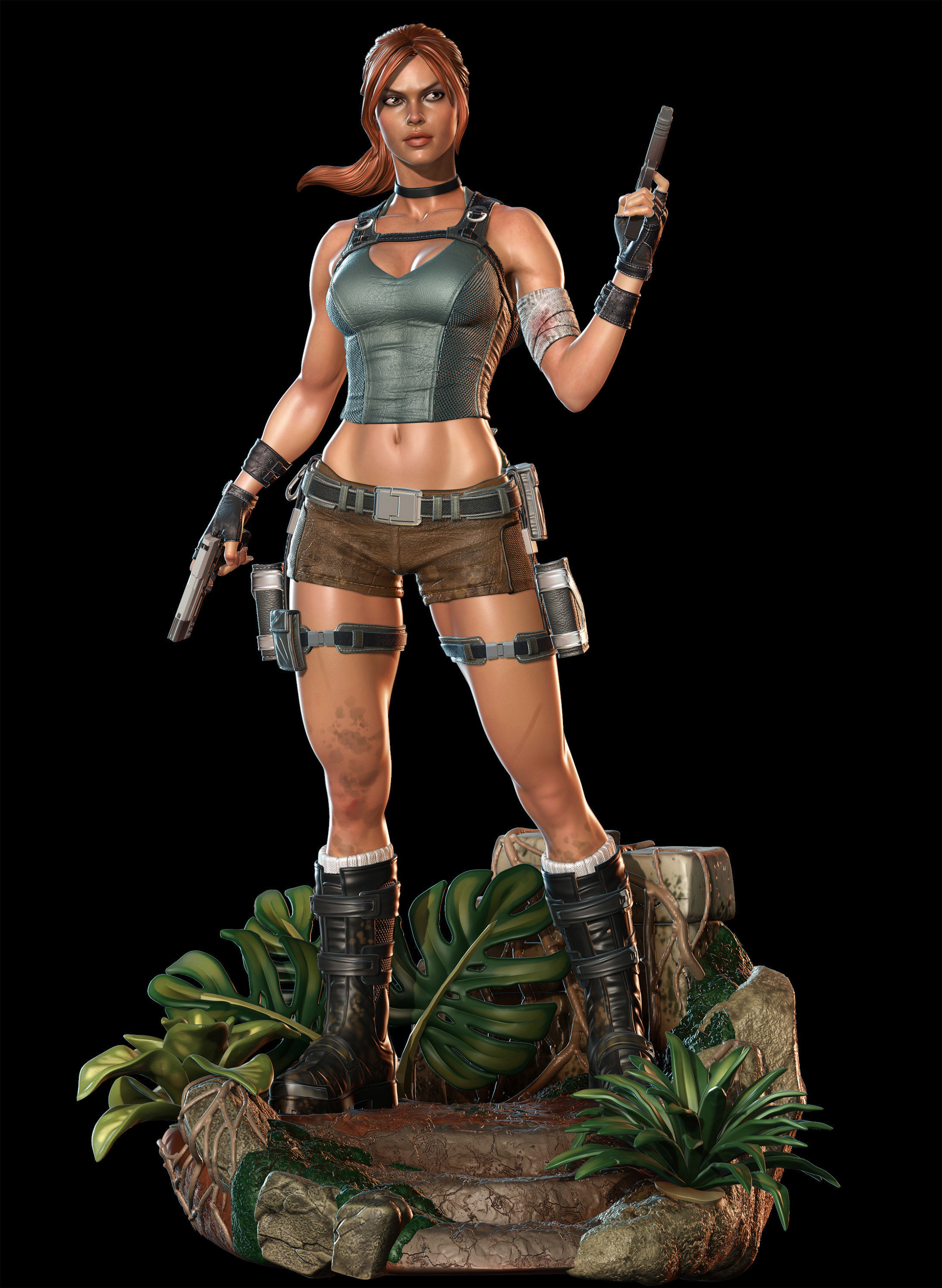 Lara Croft 3D printing model 3D print model_1