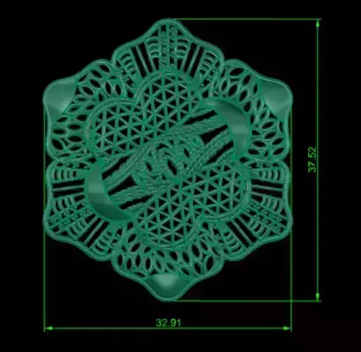 Jali Pendent 3D print model