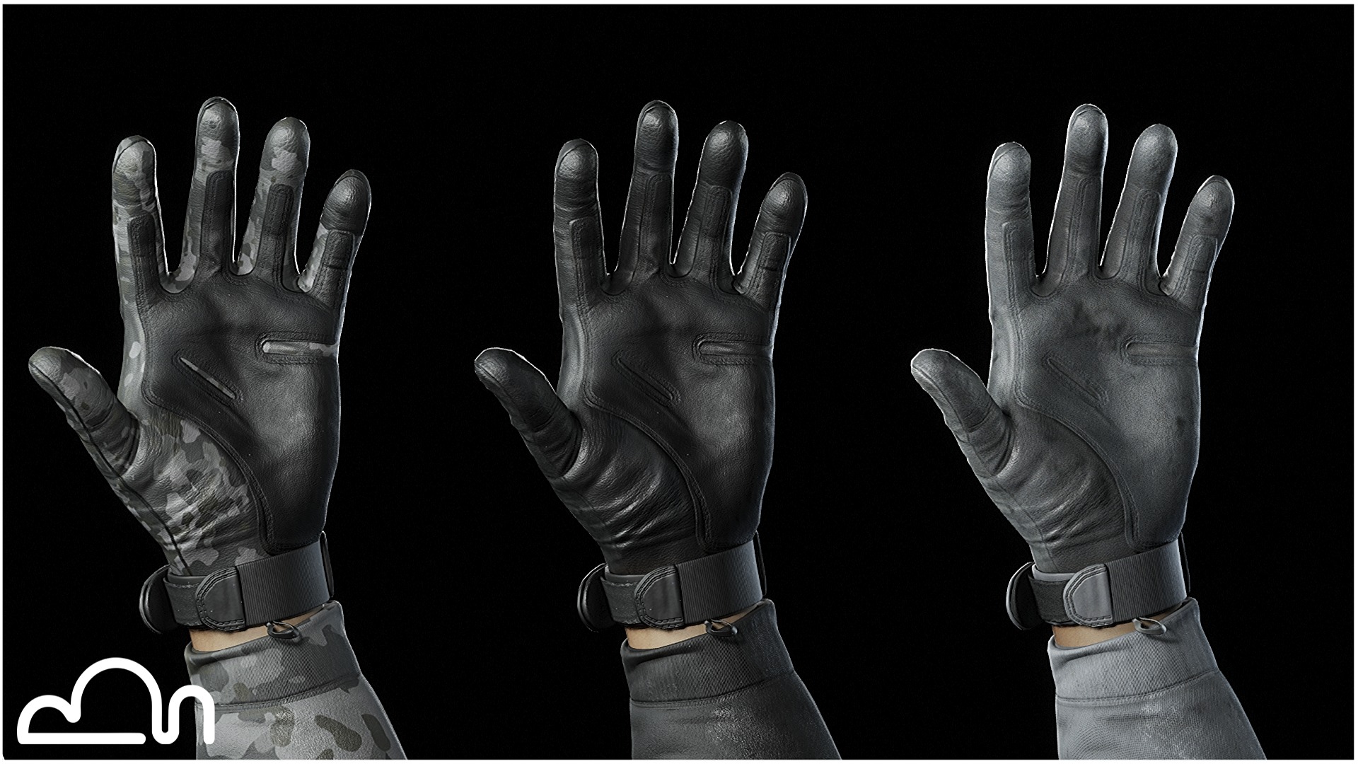 FPS Arms and Gloves Vol1 And Rifle Bonus  Low-poly 3D model_8