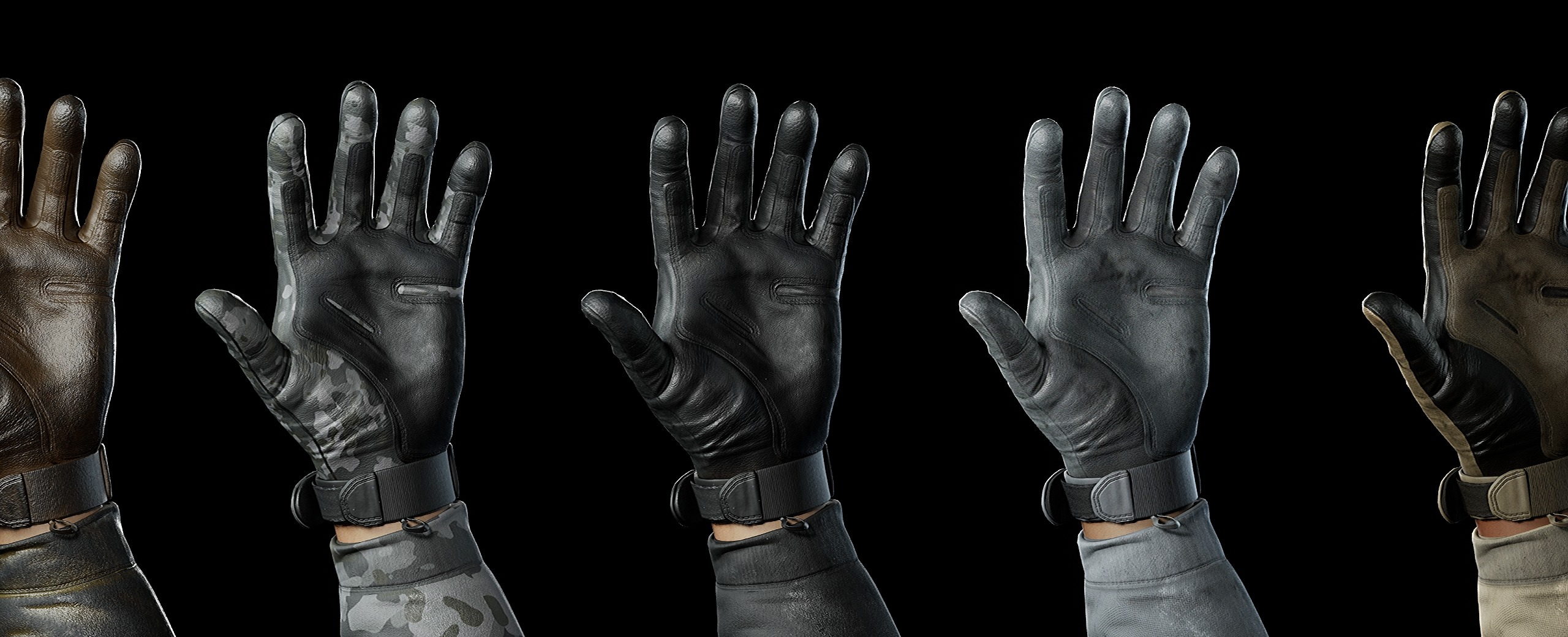 FPS Arms and Gloves Vol1 And Rifle Bonus  Low-poly 3D model_3