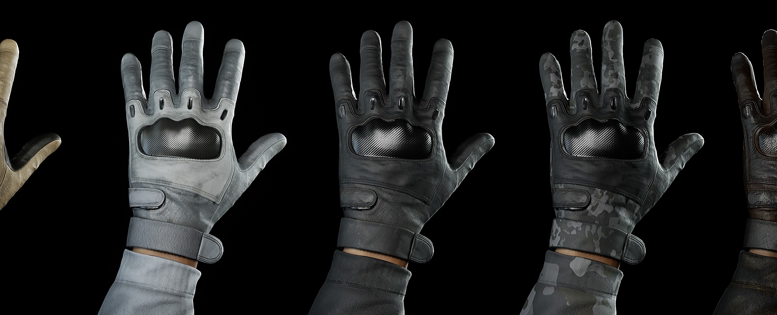 FPS Arms and Gloves Vol1 And Rifle Bonus  Low-poly 3D model_4