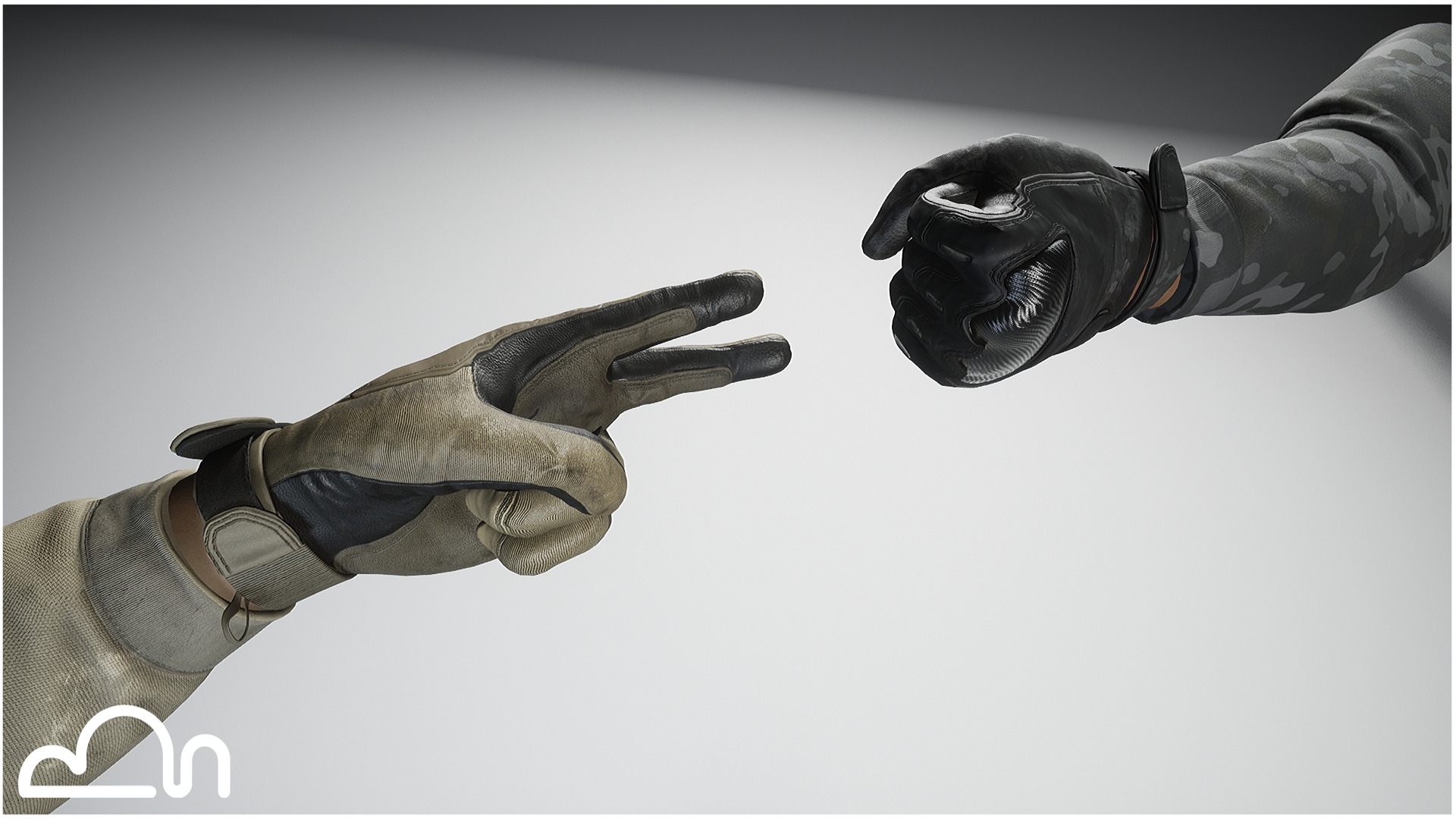 FPS Arms and Gloves Vol1 And Rifle Bonus  Low-poly 3D model_7