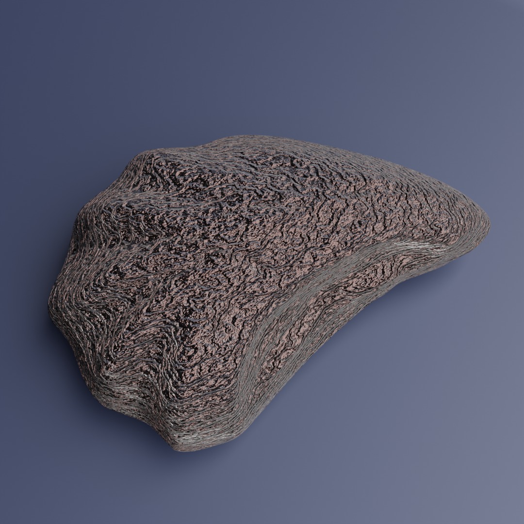 oyster shell volume 2 3D print model_1