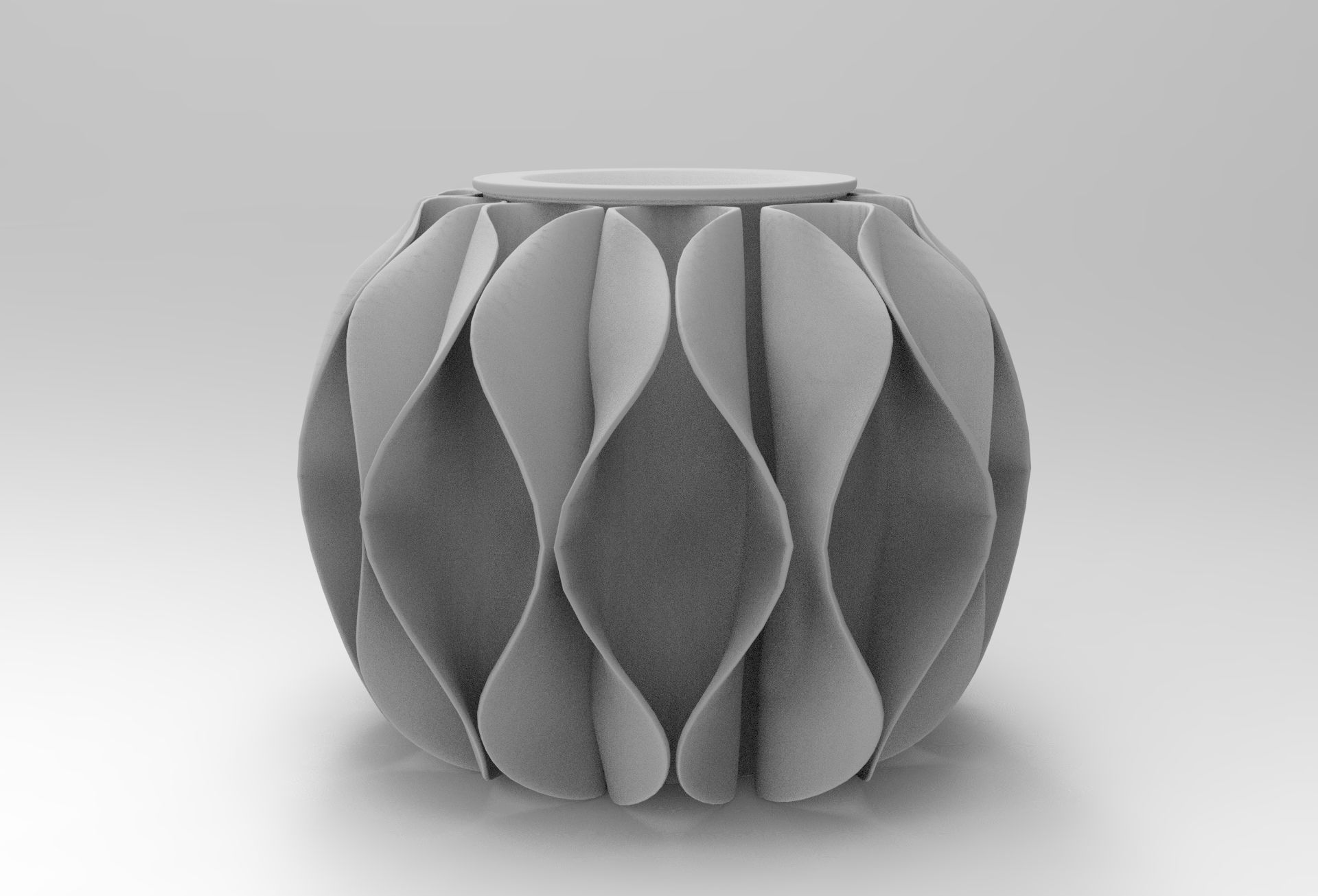 Lokky Pouf Low-poly 3D model_8